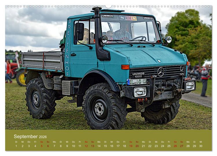 Produktbild: Ein Mythos mit Stern - das Universalmotorger&auml;t (hochwertiger Premium Wandkalender 2026 DIN A2 quer), Kunstdruck in Hochglanz