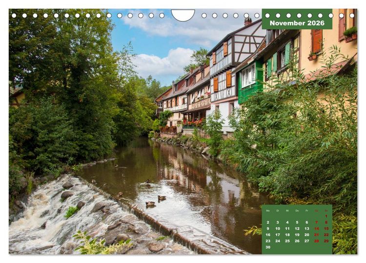 Produktbild: Kaisersberg Perle des Elsass (Wandkalender 2026 DIN A4 quer), CALVENDO Monatskalender