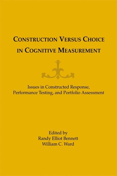 Produktbild: Construction Versus Choice in Cognitive Measurement