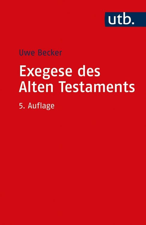 Produktbild: Exegese des Alten Testaments