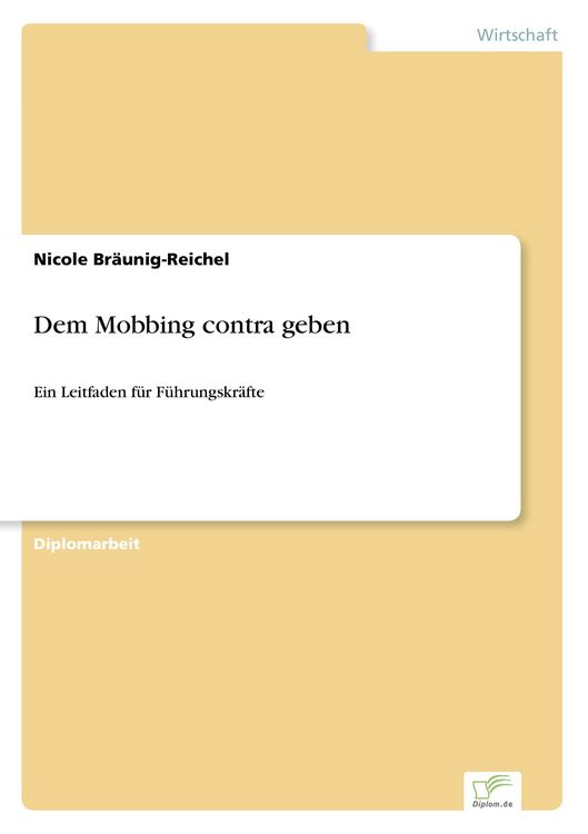 Produktbild: Dem Mobbing contra geben