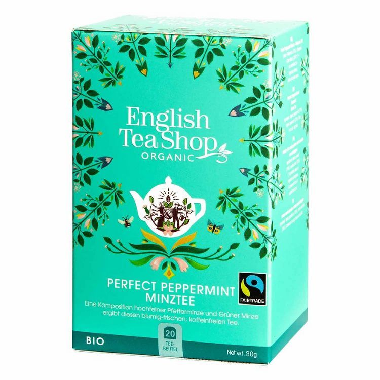 Produktbild: ETS - Perfect Peppermint Minztee, BIO Fairtrade, 20 Teebeutel