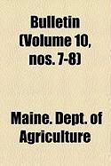 Produktbild: Bulletin (Volume 10, Nos. 7-8)