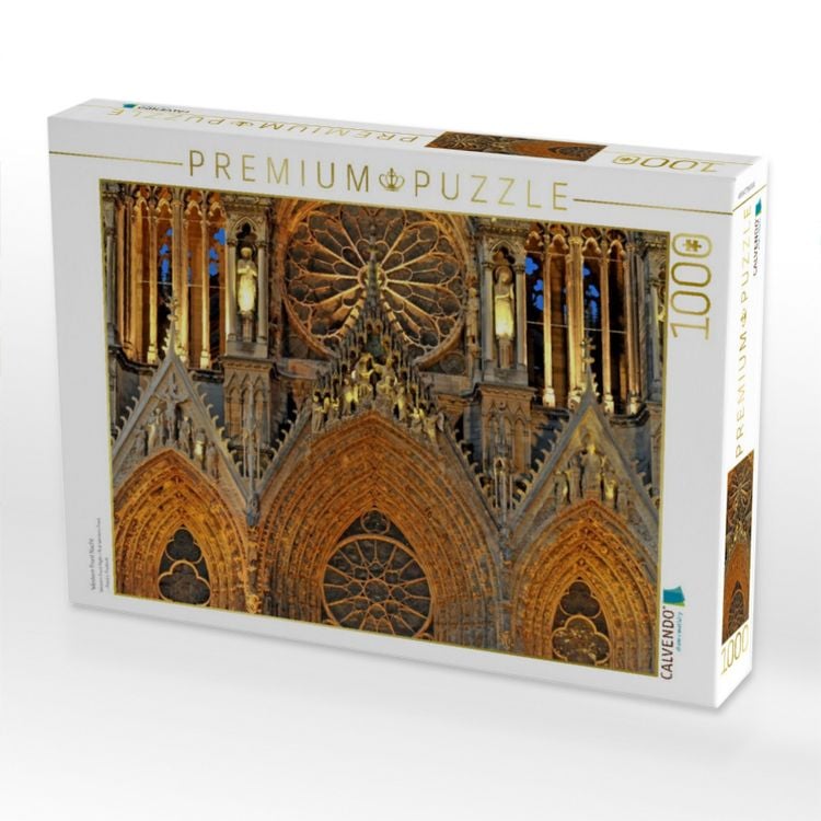 Produktbild: CALVENDO Puzzle Western Front Nacht | 1000 Teile Lege-Gr&ouml;&szlig;e 64x48cm Foto-Puzzle f&uuml;r gl&uuml;ckliche Stunden
