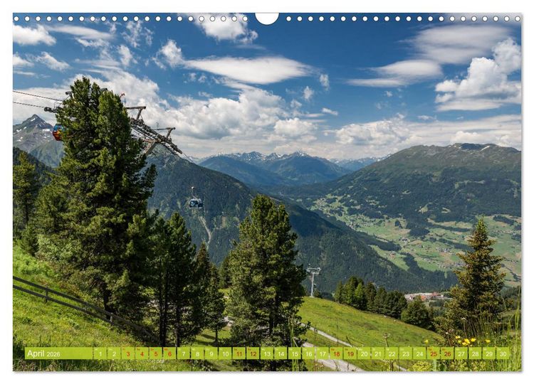 Produktbild: Pitztal in Bildern (Wandkalender 2026 DIN A3 quer), CALVENDO Monatskalender