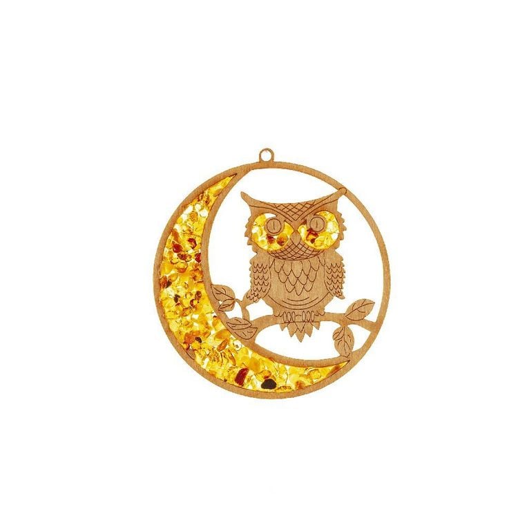Produktbild: Bernstein Suncatcher Eule