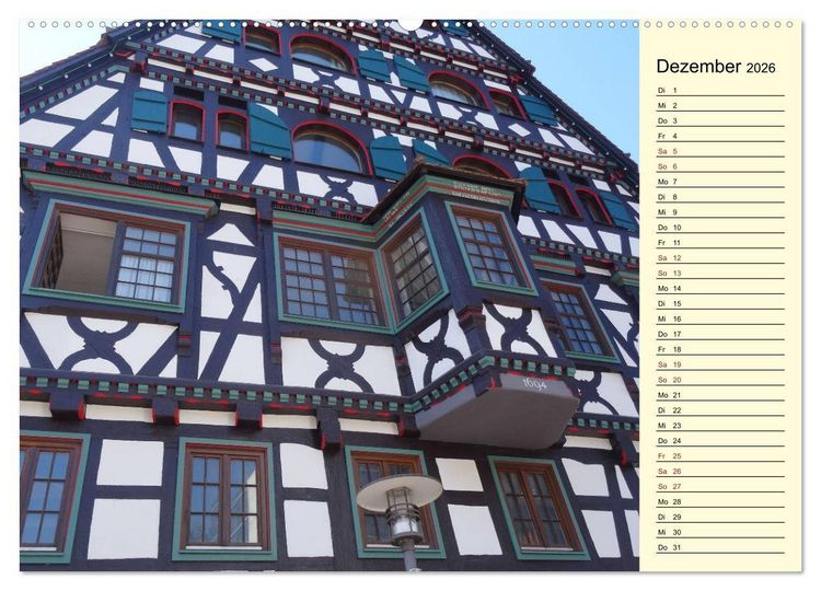 Produktbild: Calw erleben (Wandkalender 2026 DIN A2 quer), CALVENDO Monatskalender