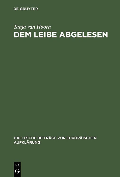 Produktbild: Dem Leibe abgelesen