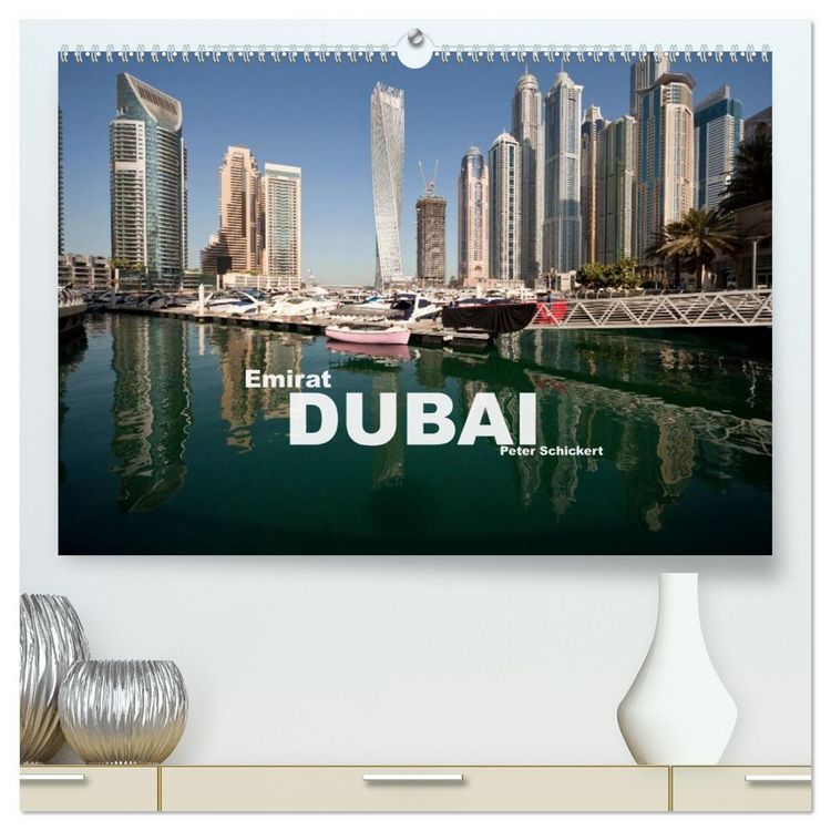 Produktbild: Emirat Dubai (hochwertiger Premium Wandkalender 2026 DIN A2 quer), Kunstdruck in Hochglanz