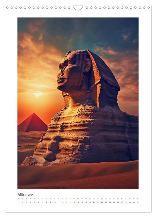 Produktbild: Im alten &Auml;gypten (Wandkalender 2026 DIN A3 hoch), CALVENDO Monatskalender