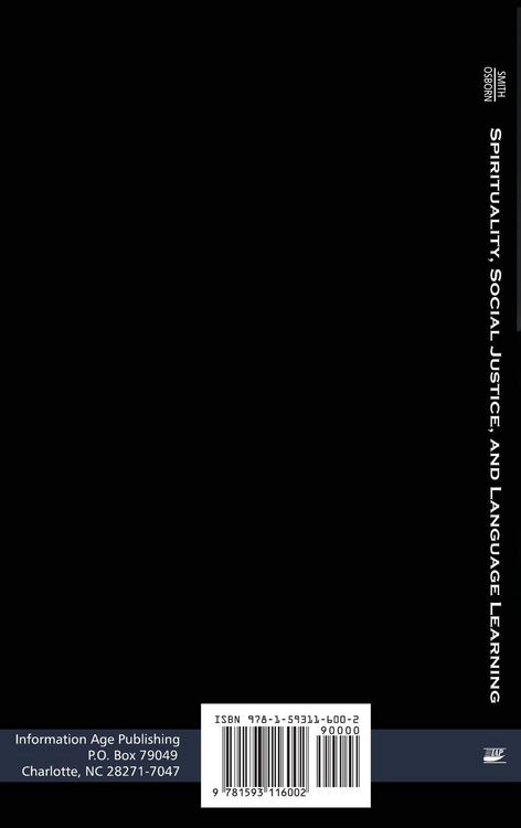 Produktbild: Spirituality, Social Justice, and Language Learning (Hc)