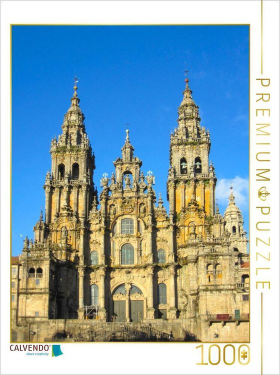 Produktbild: CALVENDO Puzzle Catedral de Santiago de Compostela | 1000 Teile Lege-Gr&ouml;&szlig;e 64x48cm Foto-Puzzle f&uuml;r gl&uuml;ckliche Stunden