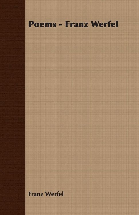 Produktbild: Poems - Franz Werfel