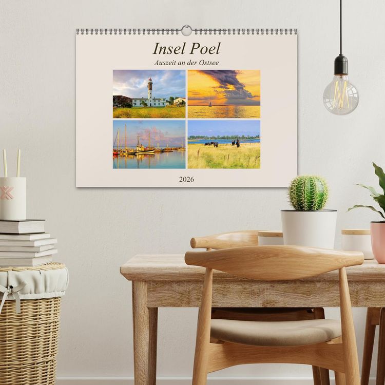 Produktbild: Insel Poel - Auszeit an der Ostsee (Wandkalender 2026 DIN A3 quer), CALVENDO Monatskalender