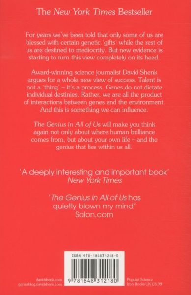 Produktbild: Shenk, D: The Genius in All of Us
