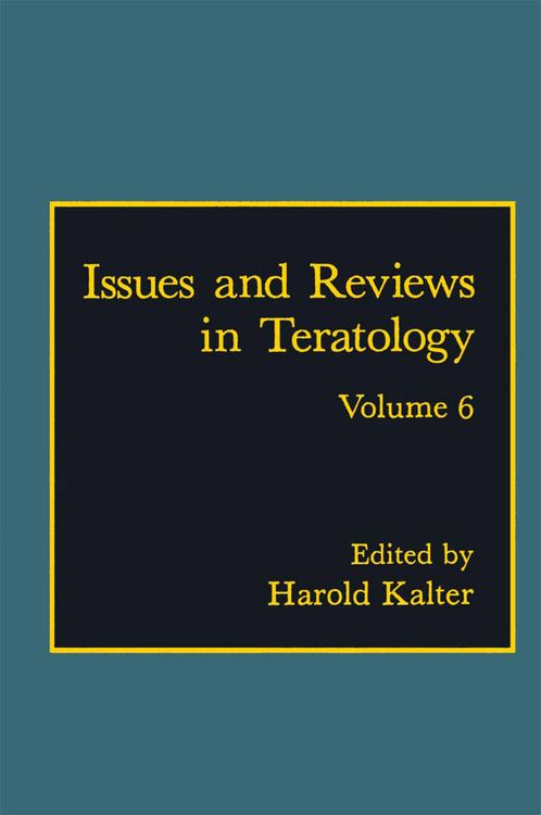 Produktbild: Issues and Reviews in Teratology