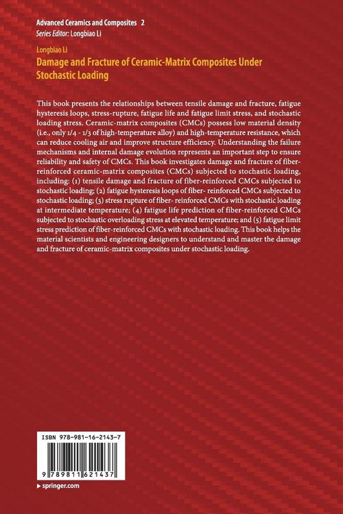 Produktbild: Damage and Fracture of Ceramic-Matrix Composites Under Stochastic Loading