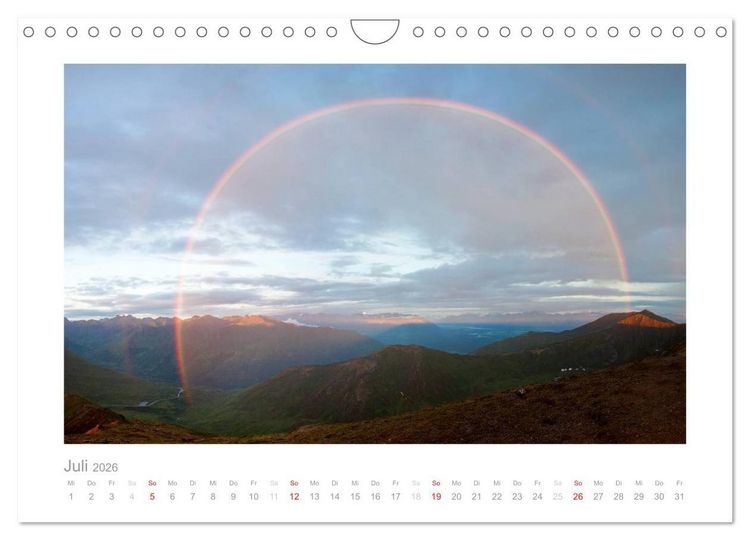 Produktbild: Alaska 2026 (Wandkalender 2026 DIN A4 quer), CALVENDO Monatskalender