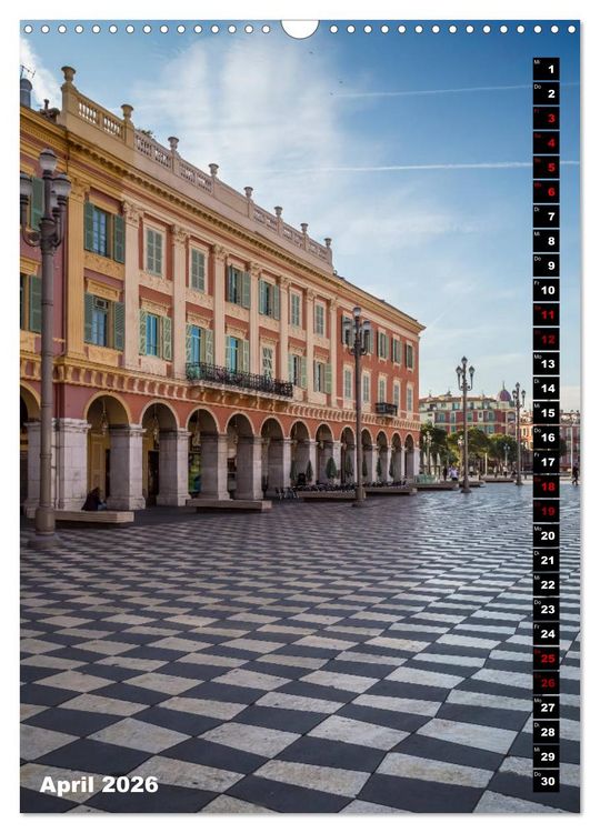 Produktbild: Idyllisches Nizza (Wandkalender 2026 DIN A3 hoch), CALVENDO Monatskalender