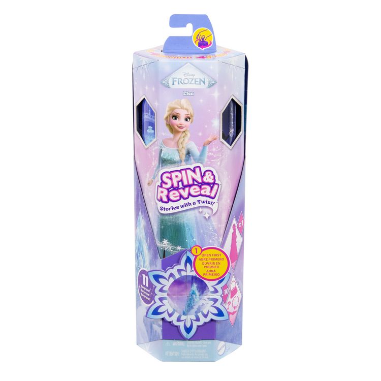 Produktbild: Disney Die Eisk&ouml;nigin Spin & Reveal Elsa-Modepuppe und Accessoires mit 11 &Uuml;ber