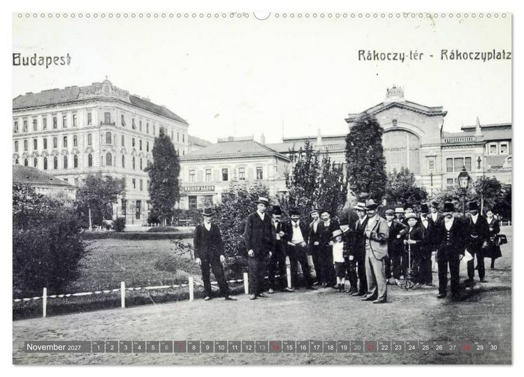 Produktbild: Budapest: in alten Zeiten (hochwertiger Premium Wandkalender 2027 DIN A2 quer), Kunstdruck in Hochglanz