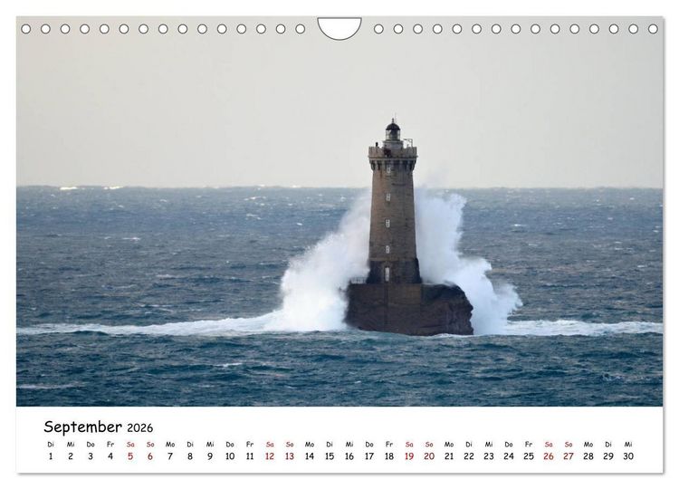 Produktbild: Bretagne. D&eacute;partement Finist&egrave;re - C&ocirc;te des Abers (Wandkalender 2026 DIN A4 quer), CALVENDO Monatskalender