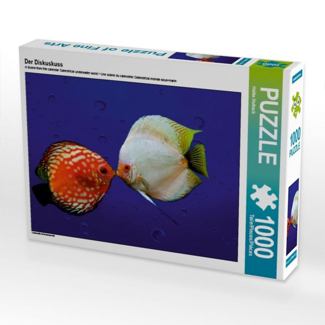 Produktbild: CALVENDO Puzzle Der Diskuskuss | 1000 Teile Lege-Gr&ouml;&szlig;e 64x48cm Foto-Puzzle f&uuml;r gl&uuml;ckliche Stunden