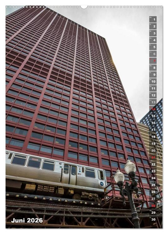Produktbild: CHICAGO Der Stadtkern (Wandkalender 2026 DIN A2 hoch), CALVENDO Monatskalender
