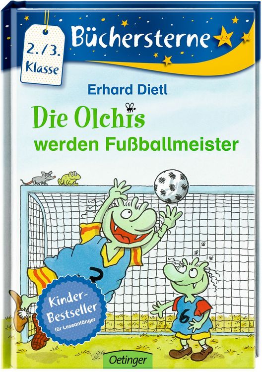Produktbild: Die Olchis werden Fu&szlig;ballmeister / Die Olchis - Sonne, Mond und Sterne Bd.6