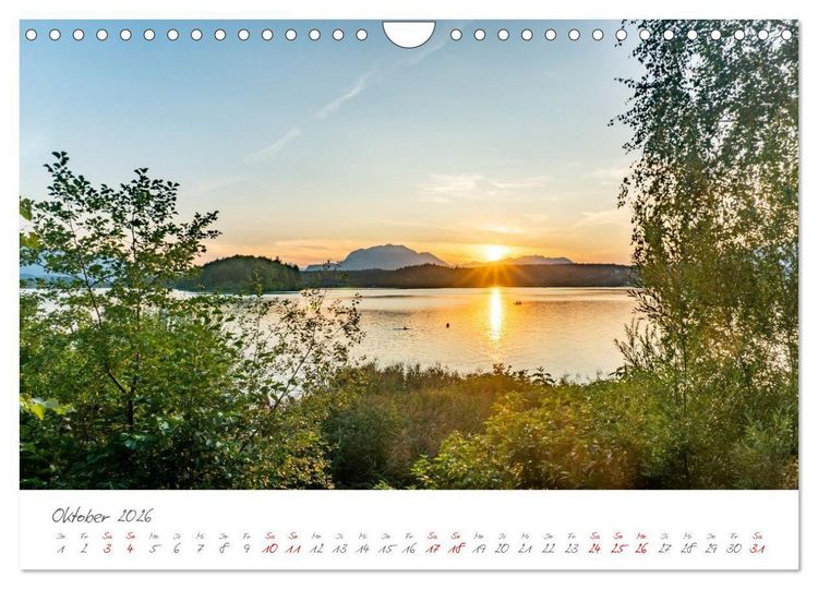 Produktbild: Der wundersch&ouml;ne Faaker See in K&auml;rnten (Wandkalender 2026 DIN A4 quer), CALVENDO Monatskalender