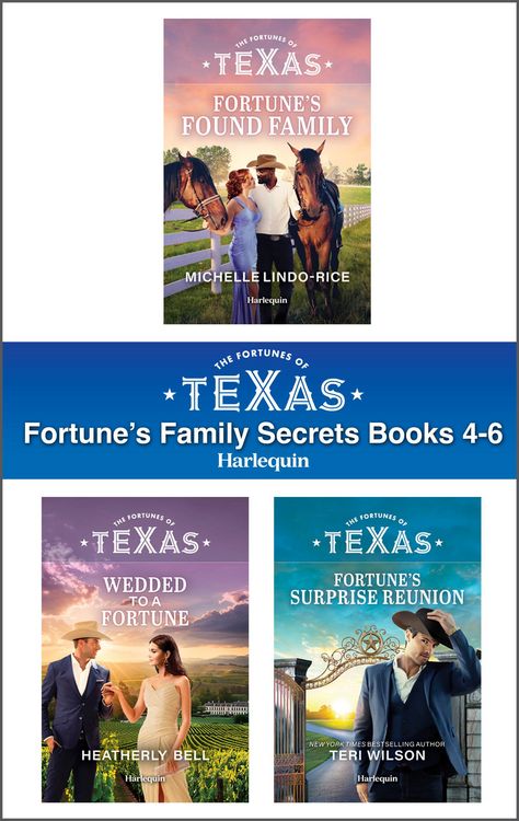Produktbild: The Fortunes of Texas: Fortune's Family Secrets Books 4-6