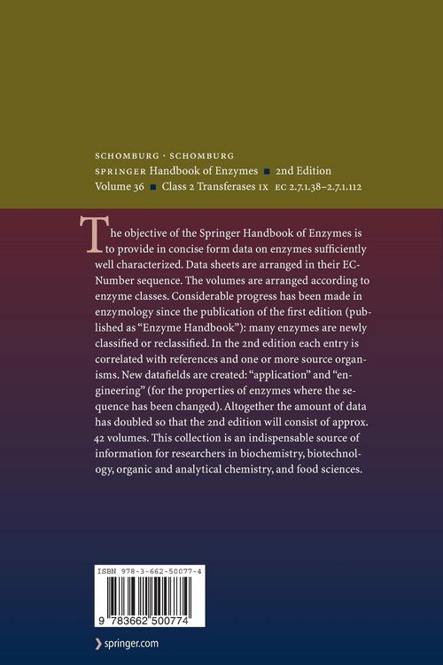 Produktbild: Class 2 . Transferases IX