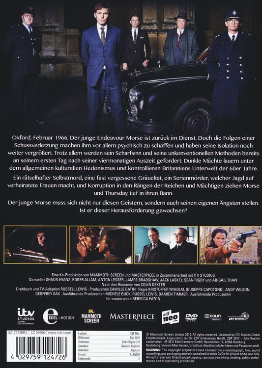 Produktbild: Der junge Inspektor Morse - Staffel 2 [2 DVDs]