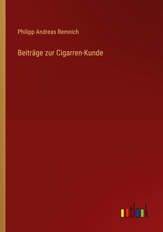 Produktbild: Beitr&auml;ge zur Cigarren-Kunde