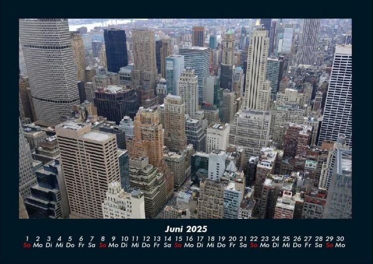 Produktbild: New York 2025 Fotokalender DIN A4