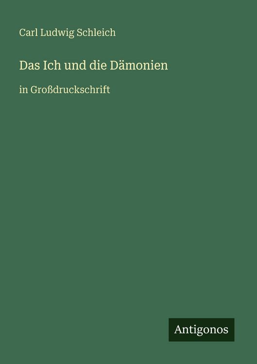 Produktbild: Das Ich und die D&auml;monien
