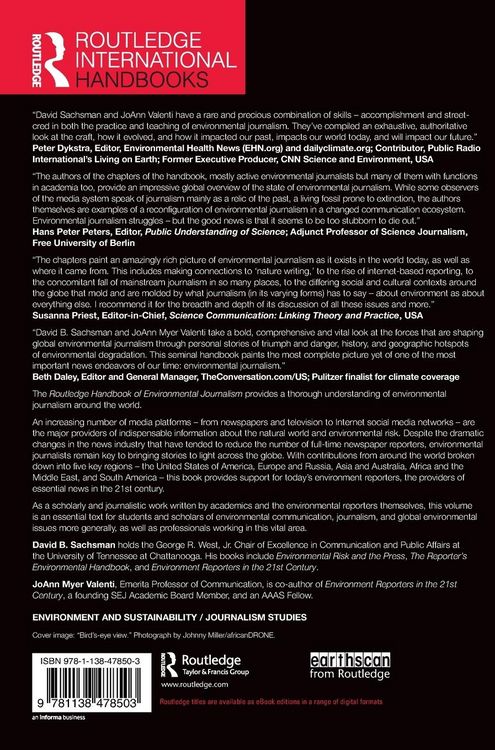 Produktbild: Routledge Handbook of Environmental Journalism