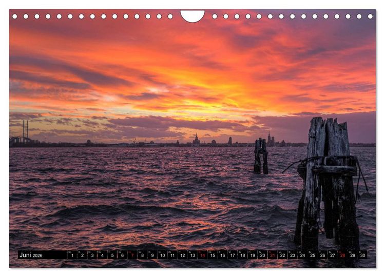 Produktbild: Vorpommern zwichen Tag und Nacht (Wandkalender 2026 DIN A4 quer), CALVENDO Monatskalender