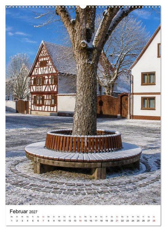 Produktbild: Trebur und die Deutsche Fachwerkstra&szlig;e (Wandkalender 2027 DIN A2 hoch), CALVENDO Monatskalender