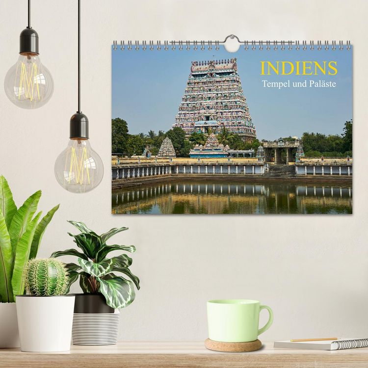 Produktbild: Indiens Tempel und Pal&auml;ste (Wandkalender 2026 DIN A4 quer), CALVENDO Monatskalender