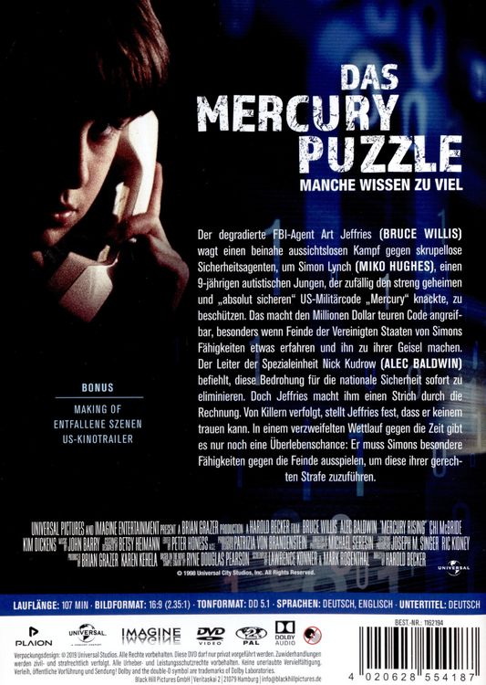 Produktbild: Das Mercury Puzzle