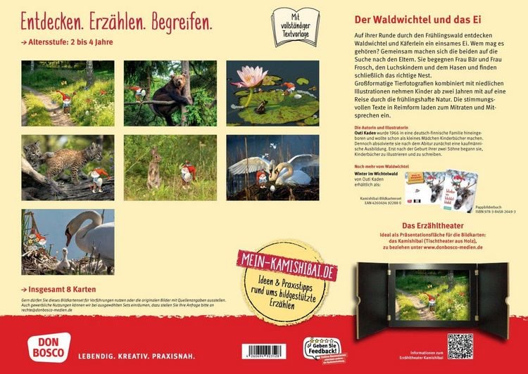 Produktbild: Fr&uuml;hling im Wichtelwald. Kamishibai Bildkartenset
