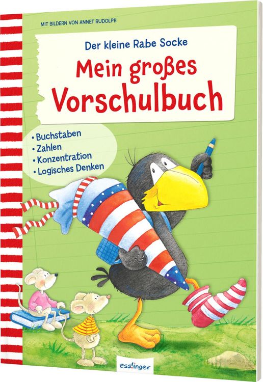 Produktbild: Der kleine Rabe Socke: Mein gro&szlig;es Vorschulbuch