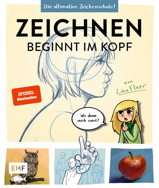 Produktbild: Zeichnen beginnt im Kopf - Die ultimative Zeichenschule von YouTube-Zeichnerin LinaFleer