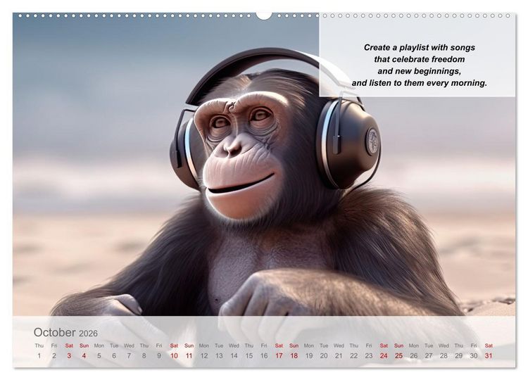 Produktbild: Positive new start after divorce (Wall Calendar 2026 DIN A2 landscape), CALVENDO 12 Month Wall Calendar