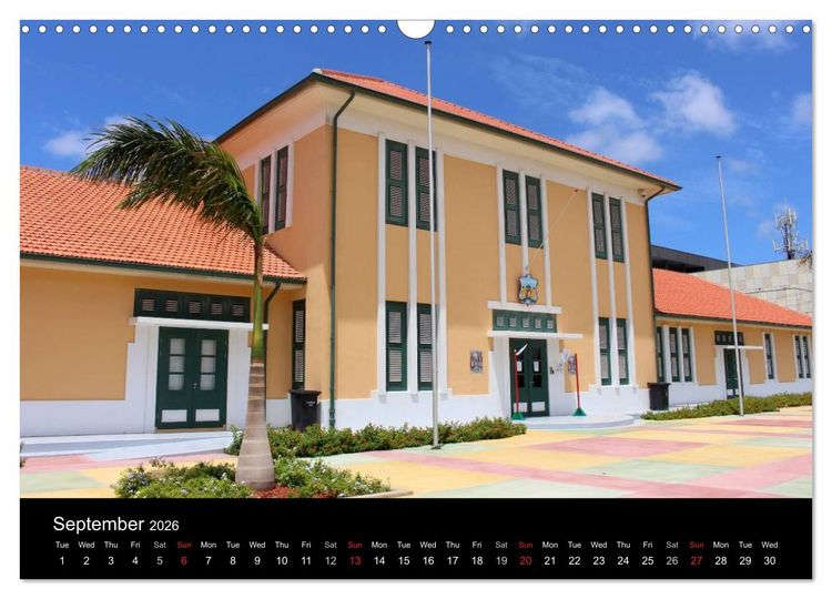 Produktbild: Monuments of Aruba 2026 (Wall Calendar 2026 DIN A3 landscape), CALVENDO 12 Month Wall Calendar