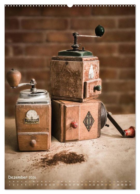 Produktbild: Alte Kaffeem&uuml;hlen (hochwertiger Premium Wandkalender 2026 DIN A2 hoch), Kunstdruck in Hochglanz