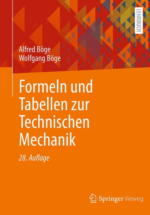 Produktbild: Formeln und Tabellen zur Technischen Mechanik