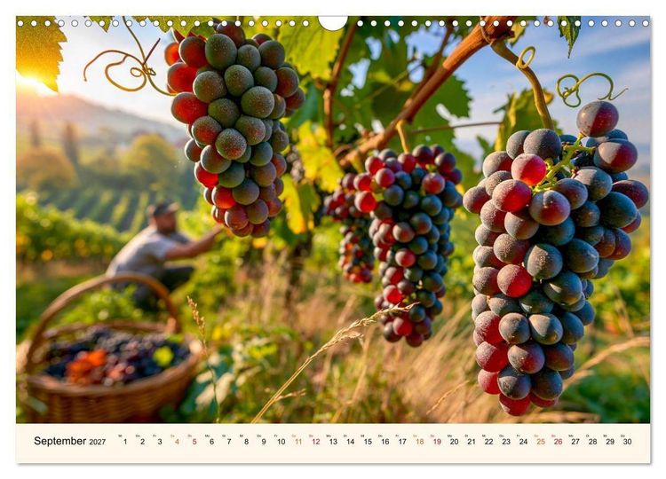 Produktbild: Wein - Tradition &middot; Kellerkunst &middot; Herkunft (Wandkalender 2027 DIN A3 quer), CALVENDO Monatskalender