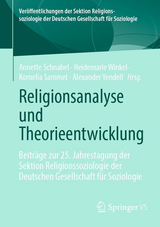 Produktbild: Religionsanalyse und Theorieentwicklung